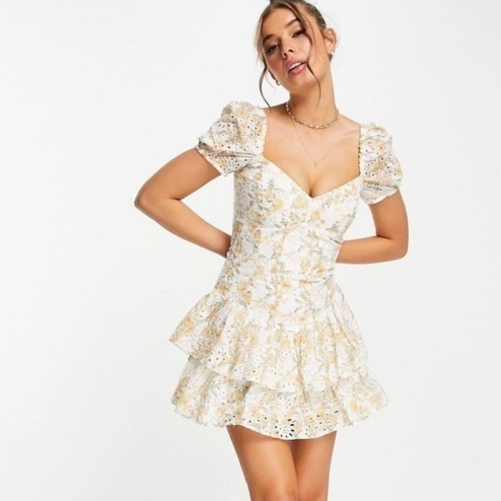 Bardot Ruffle Dress